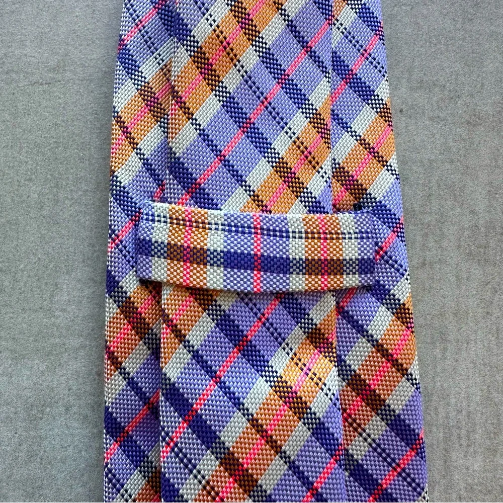 DRAKES for Paul Stuart Multi-Colored Silk Tie